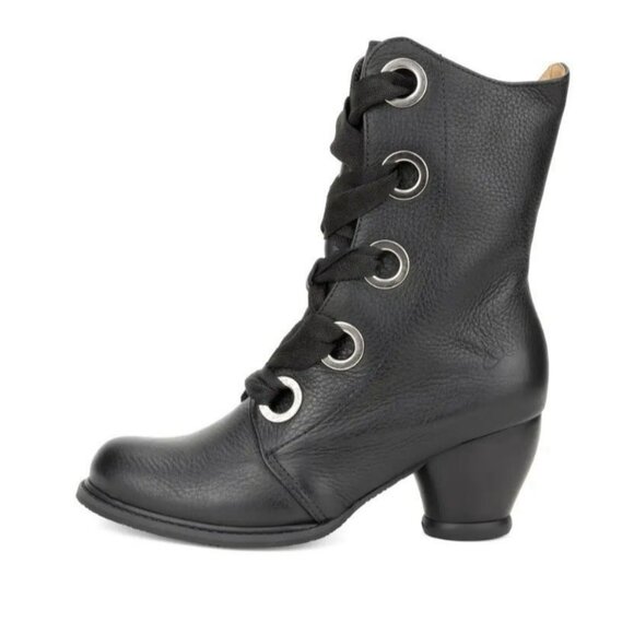 john fluevog east end gladstone mid calf lace up boots Size 7.5 - Picture 1 of 7